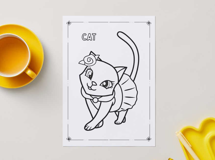 Farm Animals – Printable Colouring Book (PDF Download)