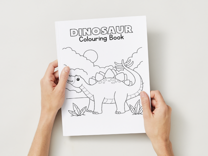 Dinosaur colouring book from Crayon Kingdom