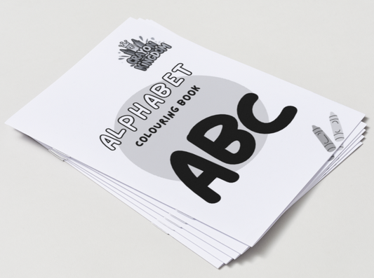 Alphabet Fun - Printable Colouring Book (PDF Download)