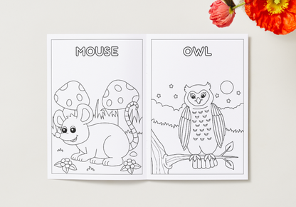 In the Garden – Printable Colouring Book (PDF Download)