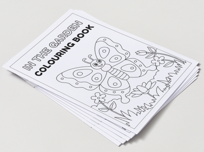In the Garden – Printable Colouring Book (PDF Download)