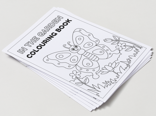 In the Garden – Printable Colouring Book (PDF Download)
