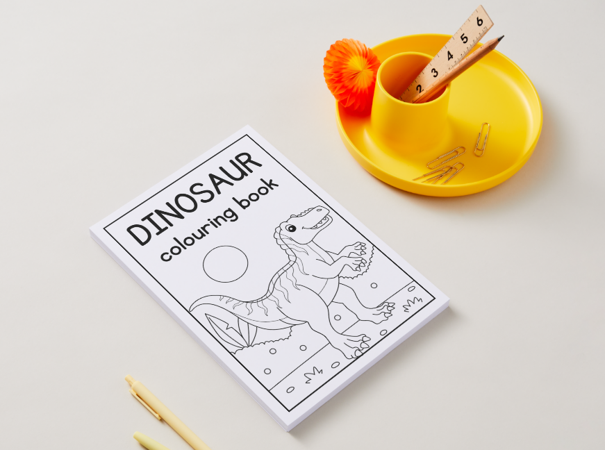 Dinosaurs – Printable Colouring Book (PDF Download)
