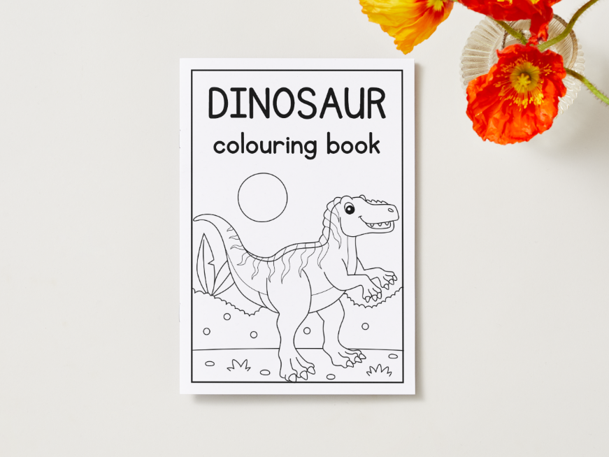 Dinosaurs – Printable Colouring Book (PDF Download)