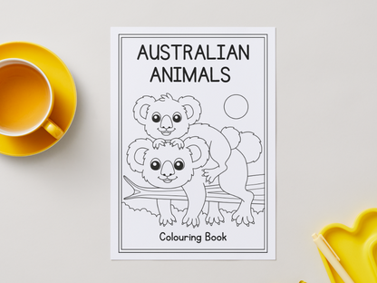 Australian Animals – Printable Colouring Book (PDF Download)