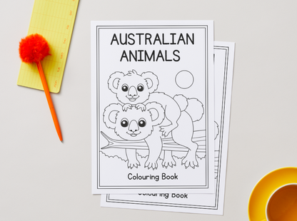 Australian Animals – Printable Colouring Book (PDF Download)