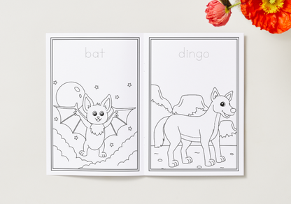 Australian Animals – Printable Colouring Book (PDF Download)