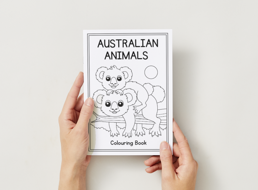 Australian Animals – Printable Colouring Book (PDF Download)