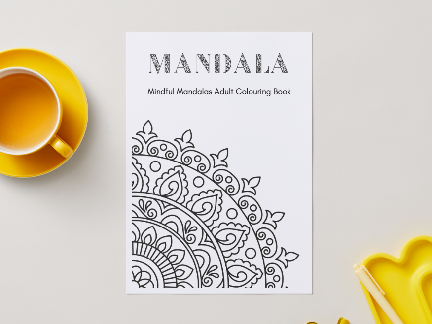 Mandala - Printable Colouring Book (PDF Download)
