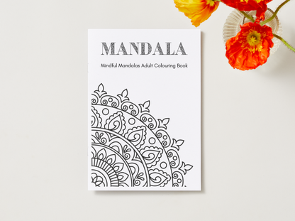 Mandala - Printable Colouring Book (PDF Download)