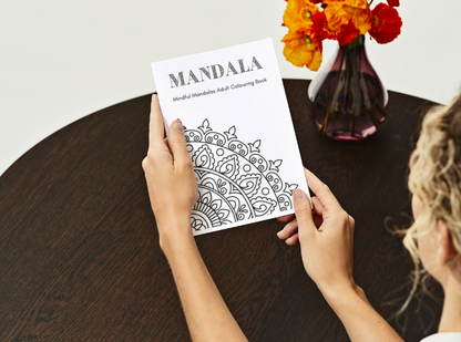 Mandala - Printable Colouring Book (PDF Download)