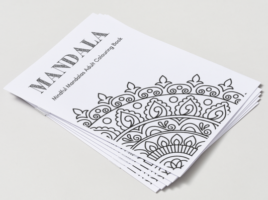 Mandala - Printable Colouring Book (PDF Download)