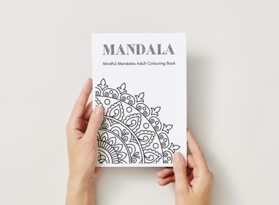 Mandala - Printable Colouring Book (PDF Download)