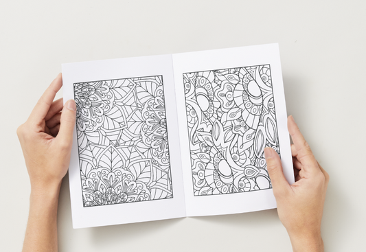 Mandala - Printable Colouring Book (PDF Download)