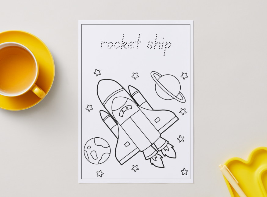 Transport – Printable Colouring Book (PDF Download)