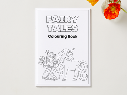 Fairy Tales – Printable Colouring Book (PDF Download)