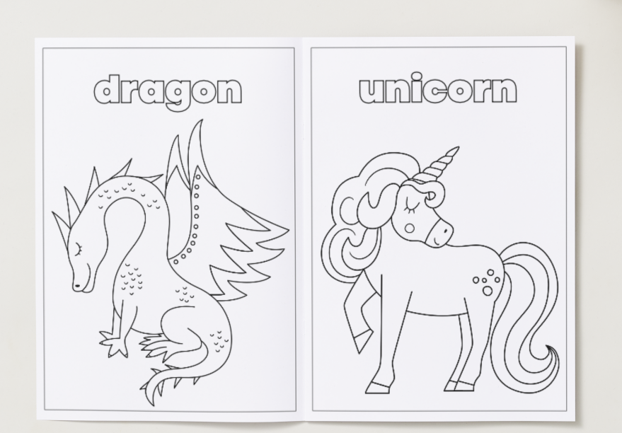 Fairy Tales – Printable Colouring Book (PDF Download)