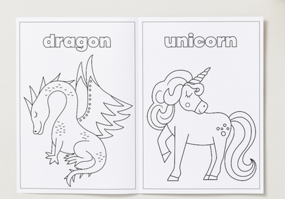 Fairy Tales – Printable Colouring Book (PDF Download)