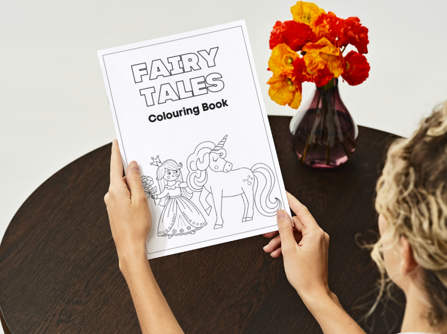 Fairy Tales – Printable Colouring Book (PDF Download)