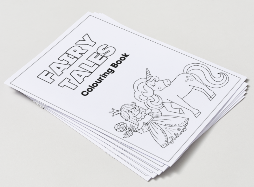 Fairy Tales – Printable Colouring Book (PDF Download)