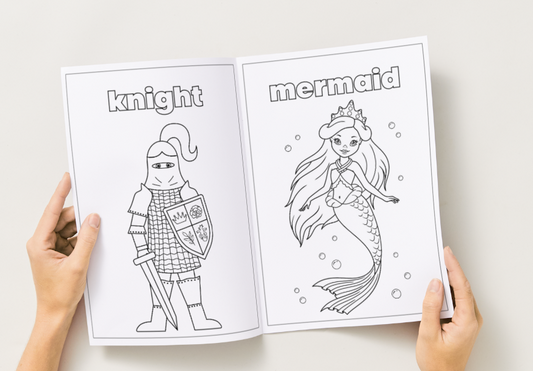 Fairy Tales – Printable Colouring Book (PDF Download)